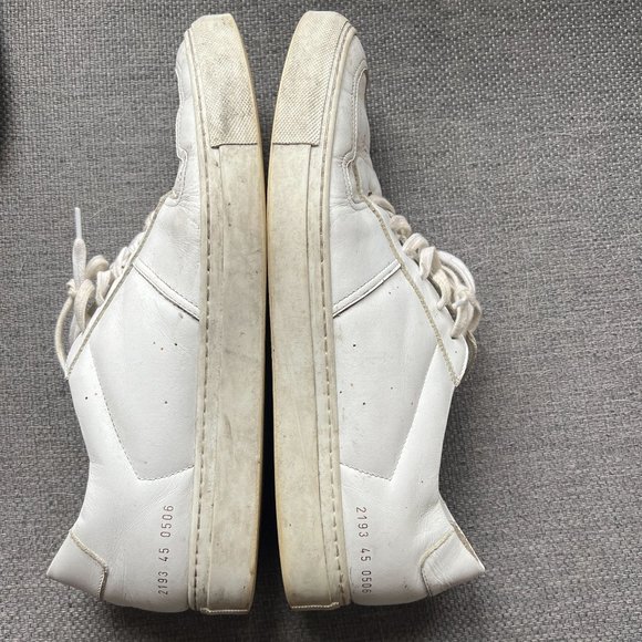 COMMON PROJECTS BBall Duo Full-Grain Leather Sneakers - Picture 3 of 4